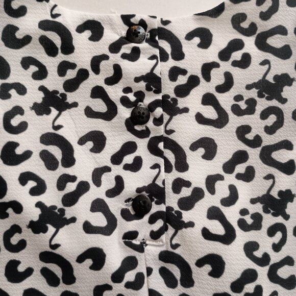 Disney Pippa & Julie Lion King Black and White Dress Girl's Size 6X - Picture 8 of 13